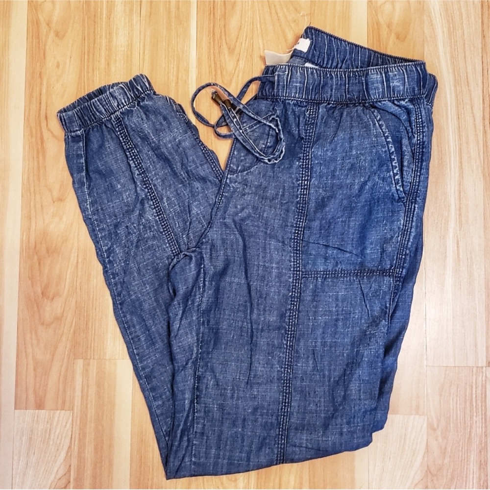 Life in Progress Denim Chambray Joggers